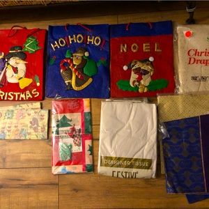 Great Holiday Collectibles!  “One of a kind” art work gift bags!